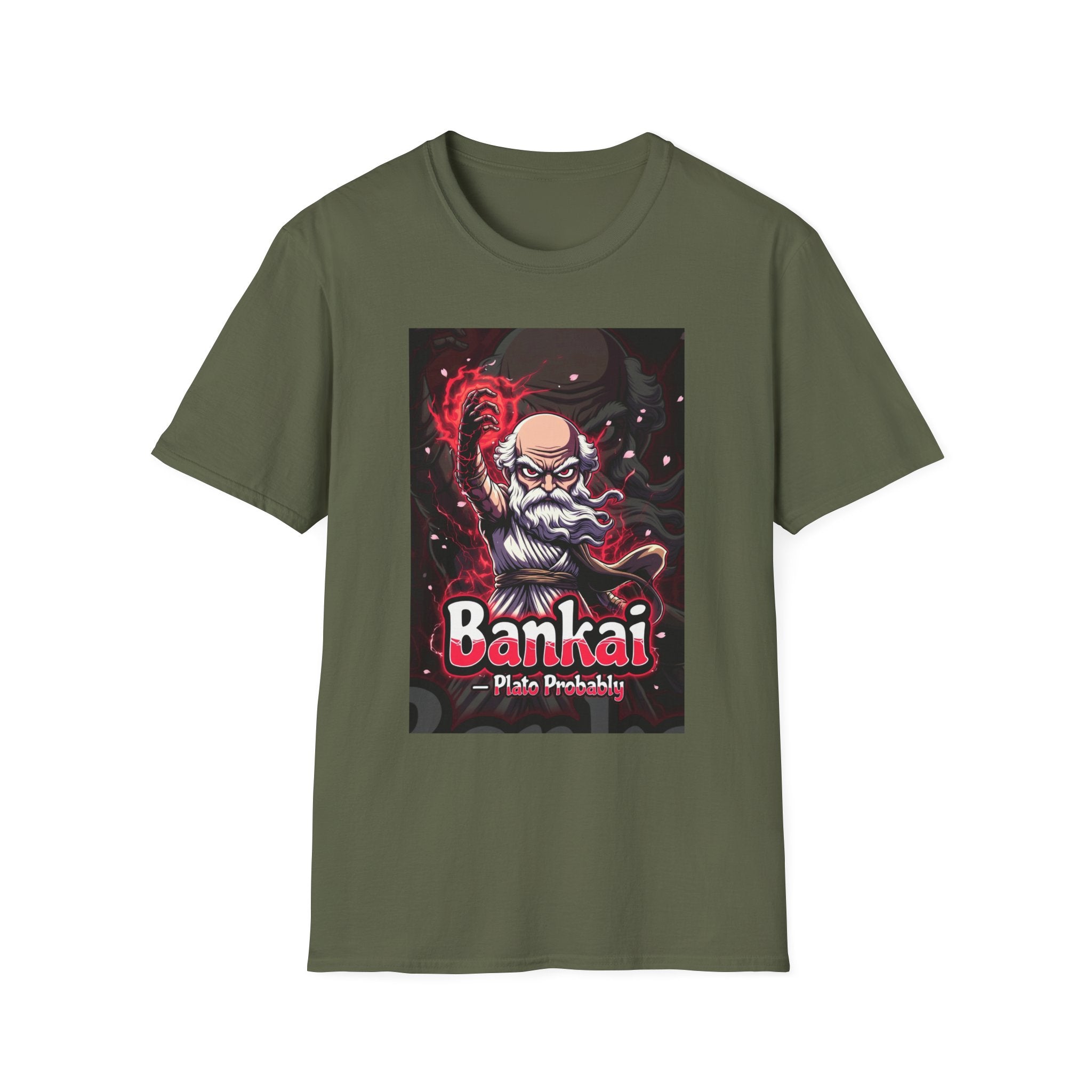 Banzai Samurai Tee — 'Bankai' Retro Anime Warrior Graphic T-Shirt