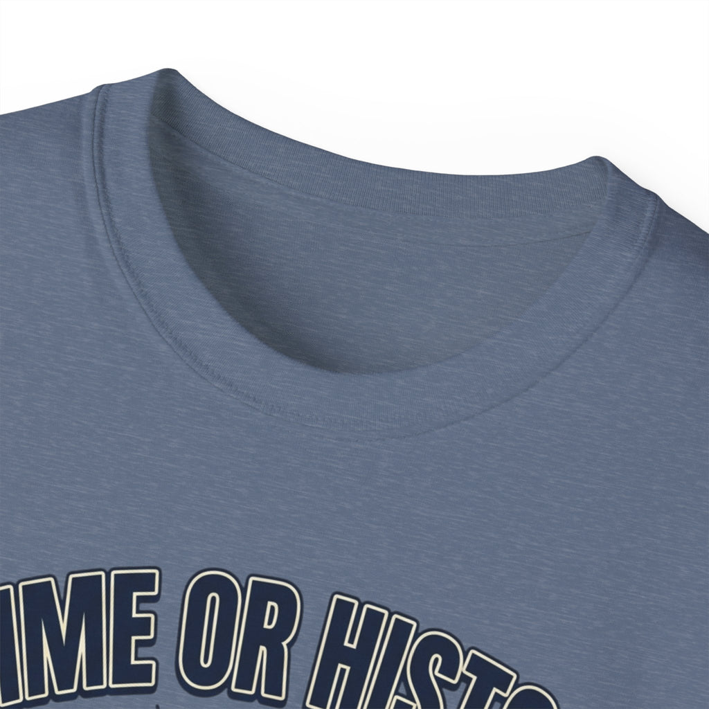 Anime or History Tee — "Ancient Astronaut Theorists Say Yes" Retro UFO T-Shirt