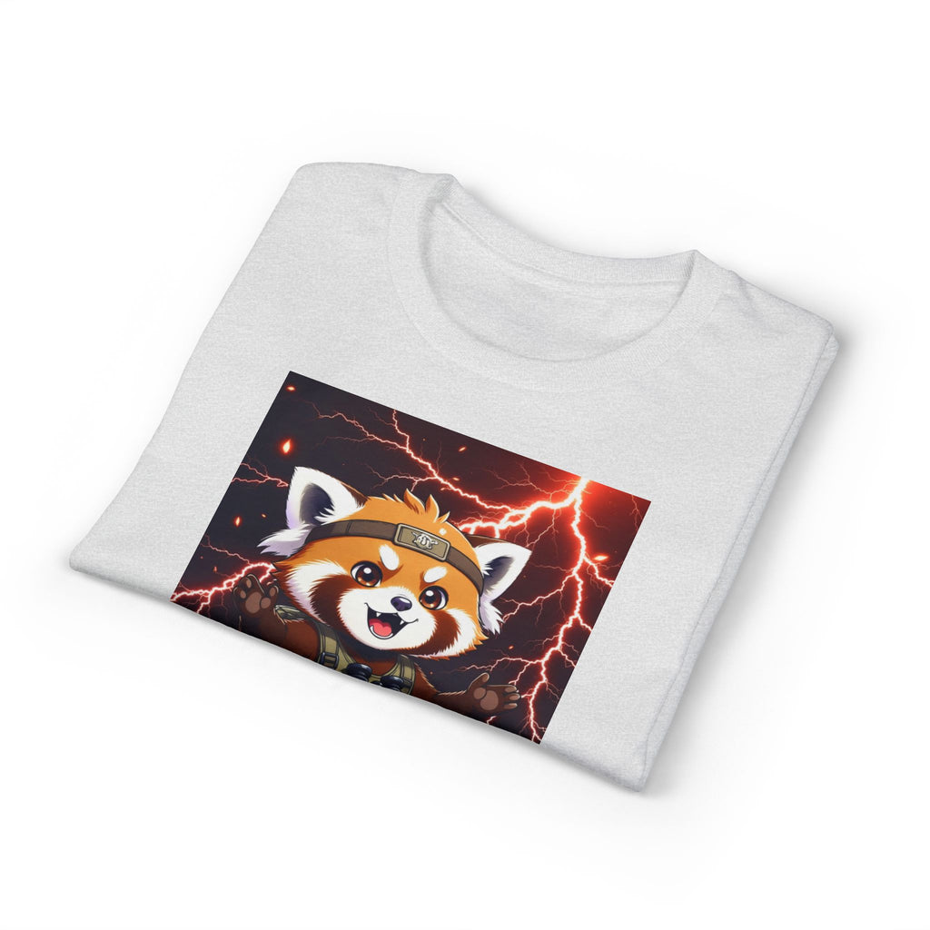 Anime Red Panda Tee — "Water. Shelter. Anime." Survival Humor Shirt