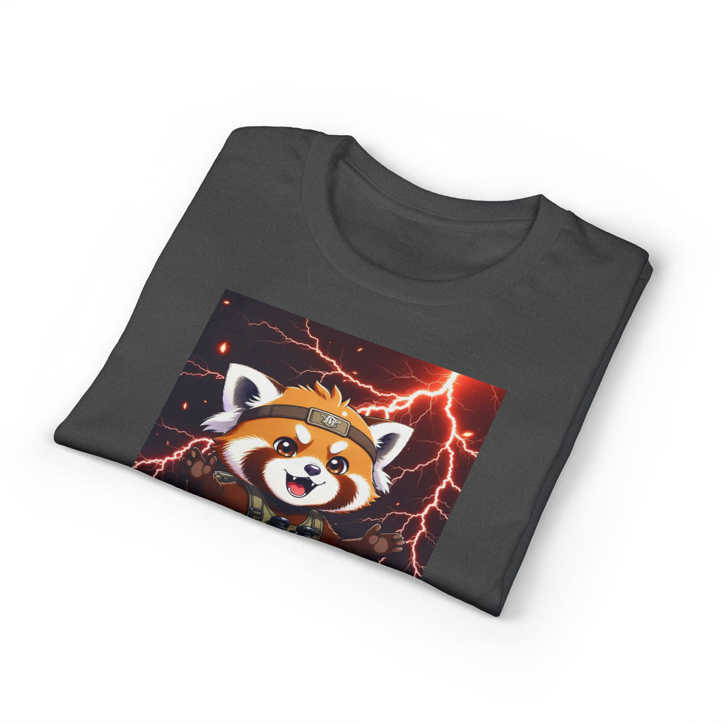 Anime Red Panda Tee — "Water. Shelter. Anime." Survival Humor Shirt