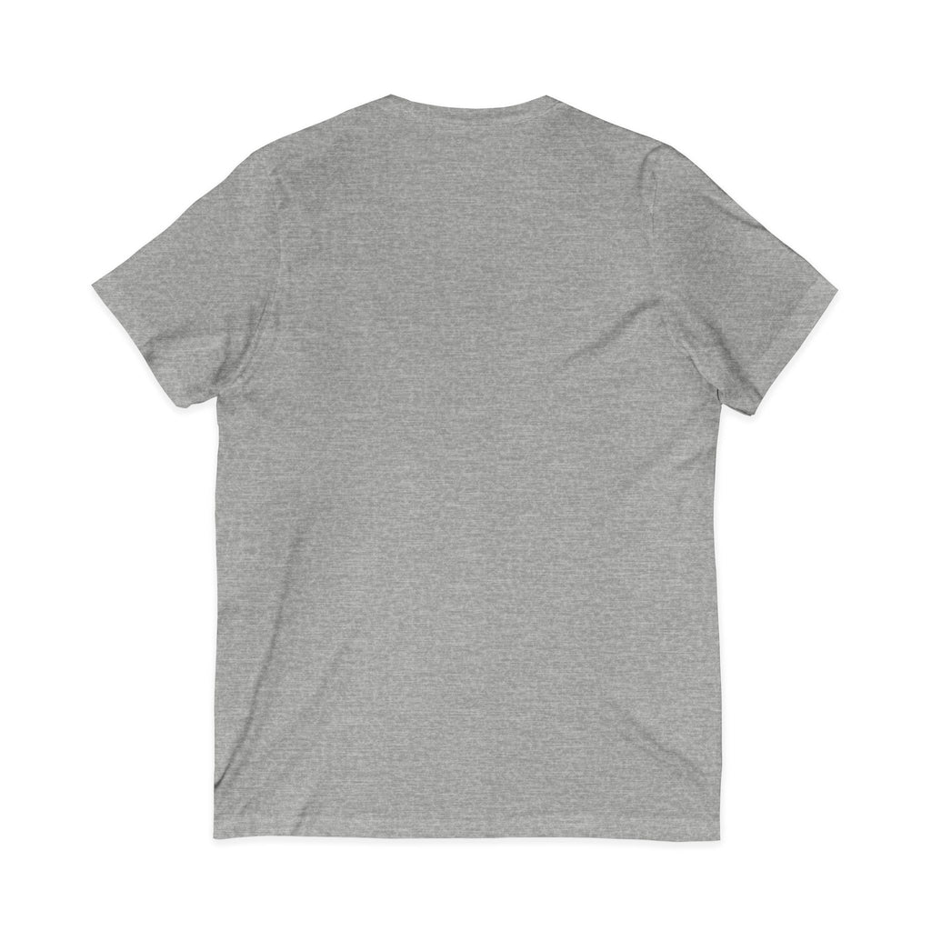 Frog Meditation V-Neck Tee – "Be Still and Know" Relaxing Frog Graphic Shirt